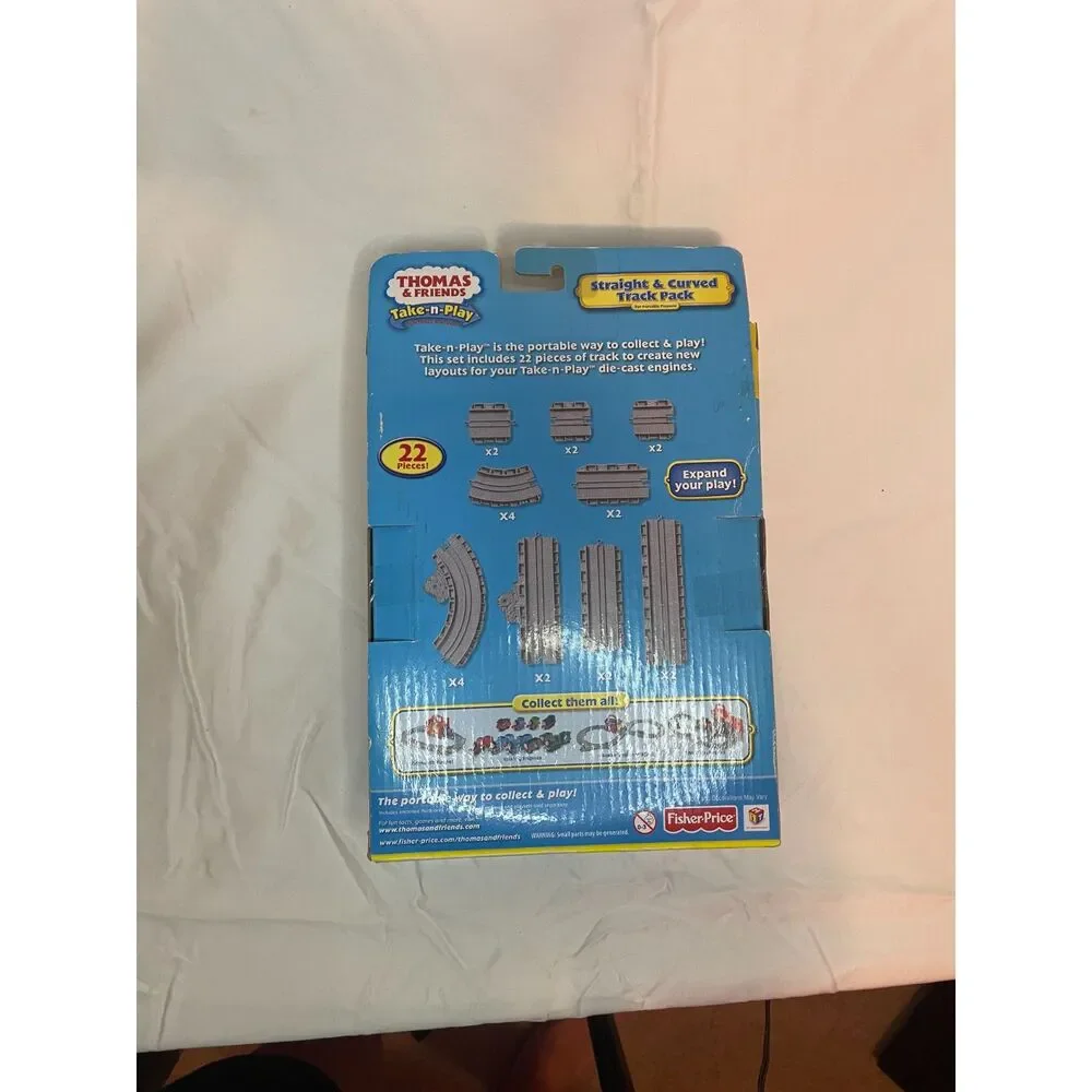 Fisher-Price Thomas & Friends Take-n-Play Straight and Curved Track Pack- NIB